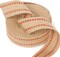 10 Yards Width 2" Roll Natural Burlap Red Line Jute Webbing Ribbon Upholstery Chair Webbing Tape for Outdoor DIY Gear Repai (Red Stripes)